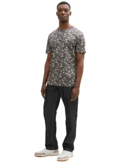 Allover bedrucktes T-Shirt