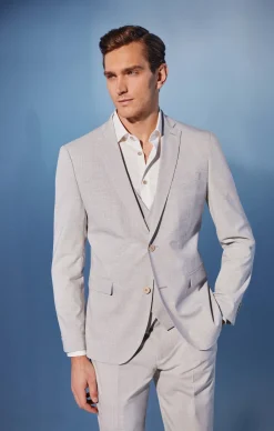 Anzugsakko aus Stretch-Fabric