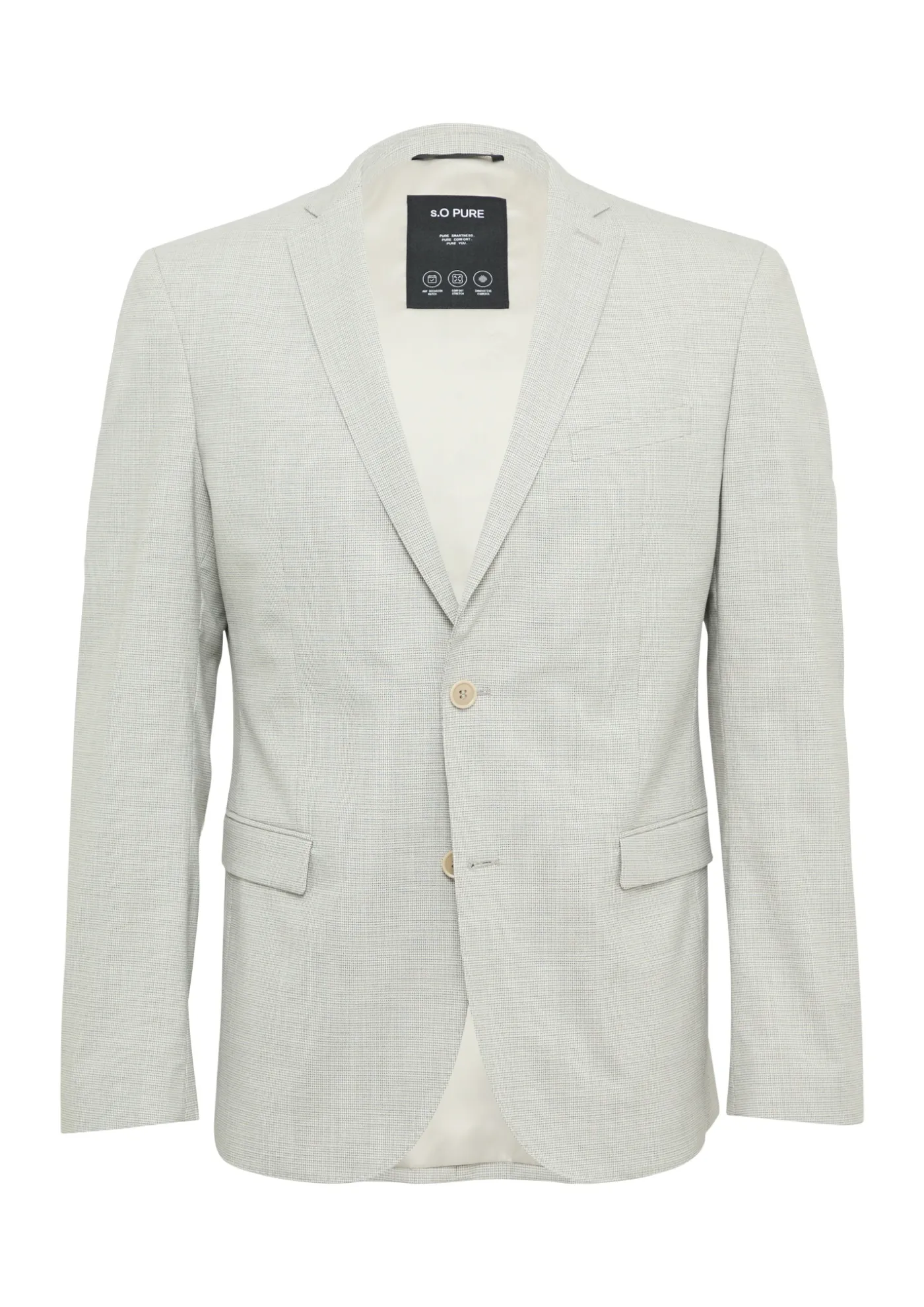 Anzugsakko aus Stretch-Fabric