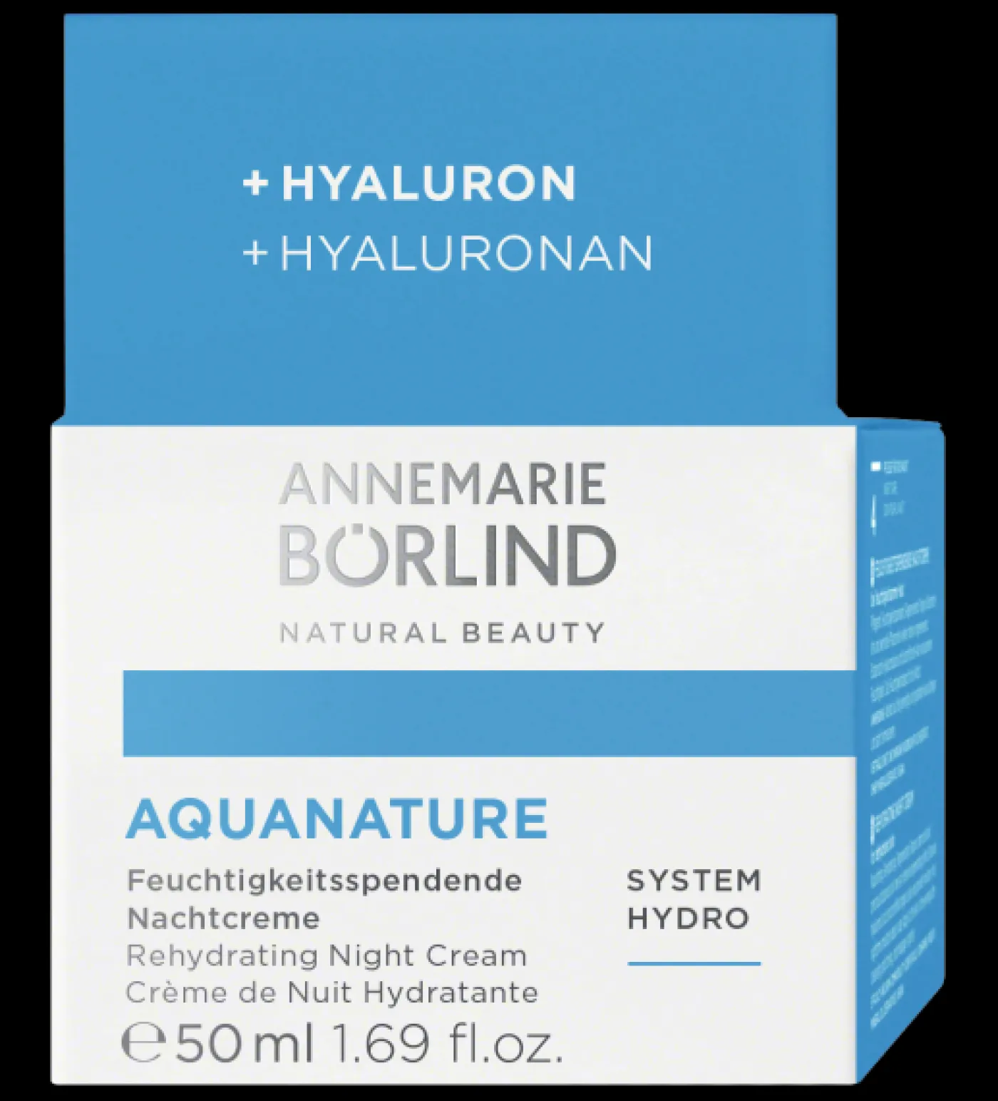 AQUANATURE Feuchtigkeitsspendende Nachtcreme