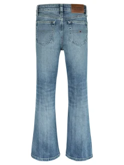 Ausgestellte Bootcut-Jeans mit Vintage-Wash