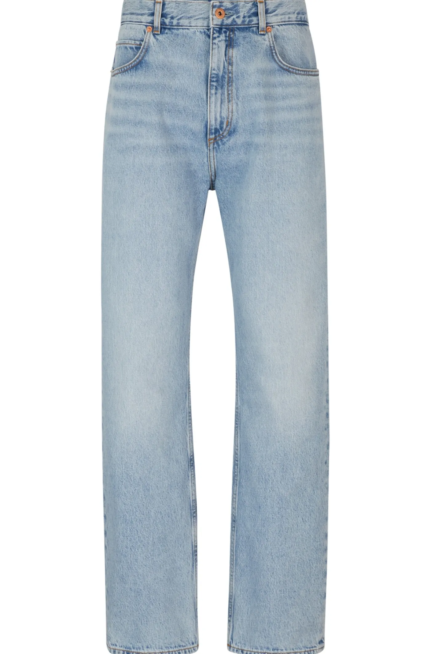 Baggy-Fit Jeans aus schwerem Baumwoll-Denim