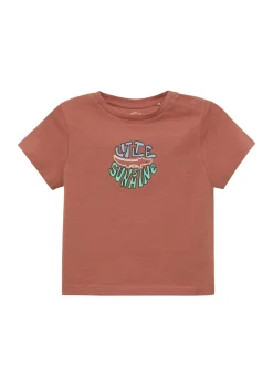 Baumwoll-T-Shirt mit kleinem Frontprint