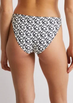Bikini-Slip mit floralem Print