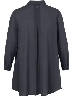 Bluse Hemdkragen