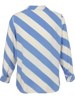 Bluse mit Hemdkragen