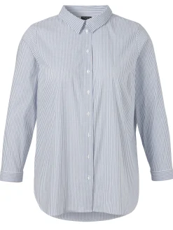Bluse mit Hemdkragen