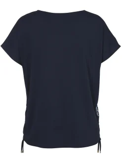 Bluse mit Rundhals