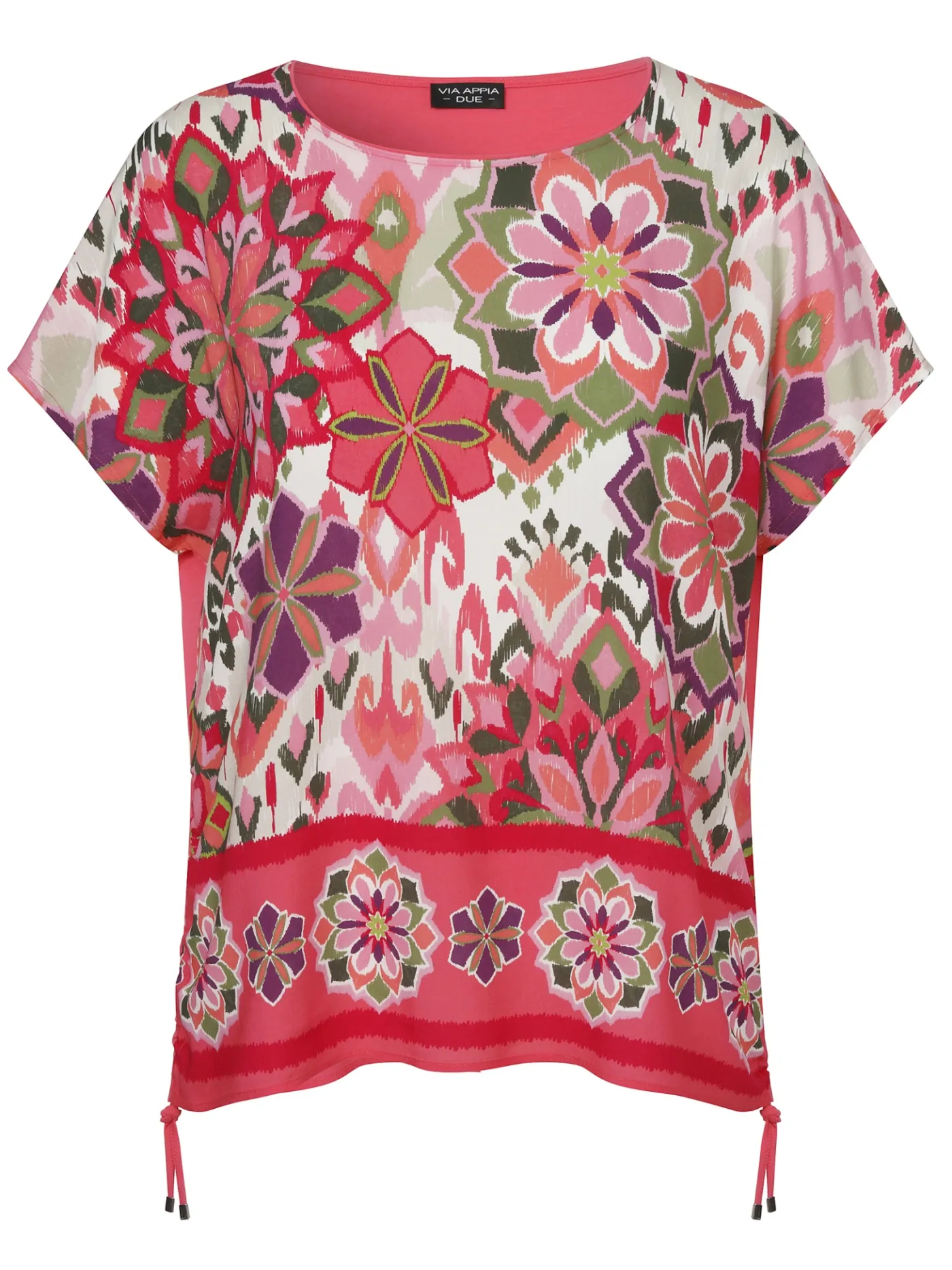 Bluse mit Rundhals