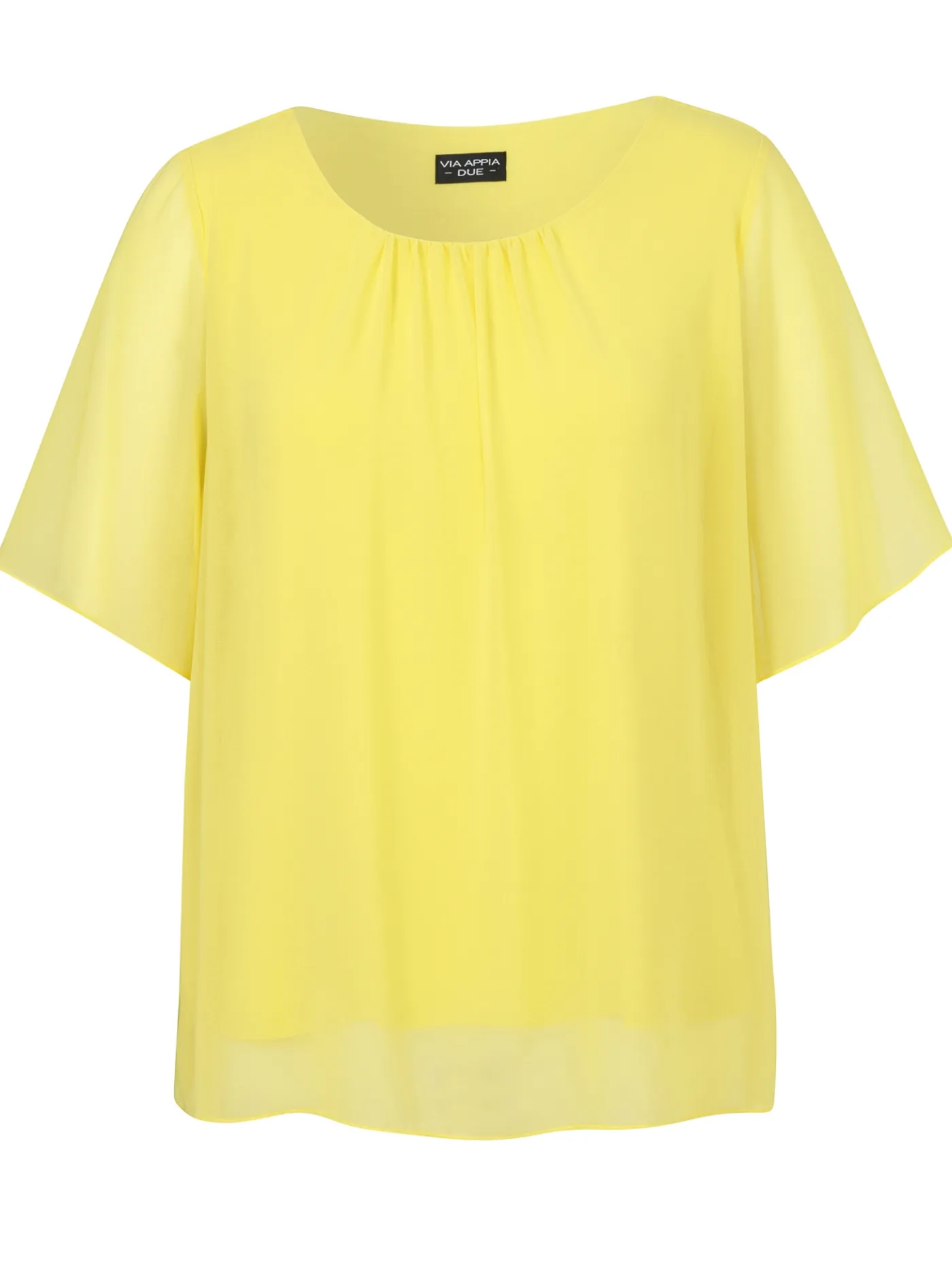 Bluse mit Rundhals