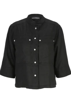 Bluse mit Stehkragen