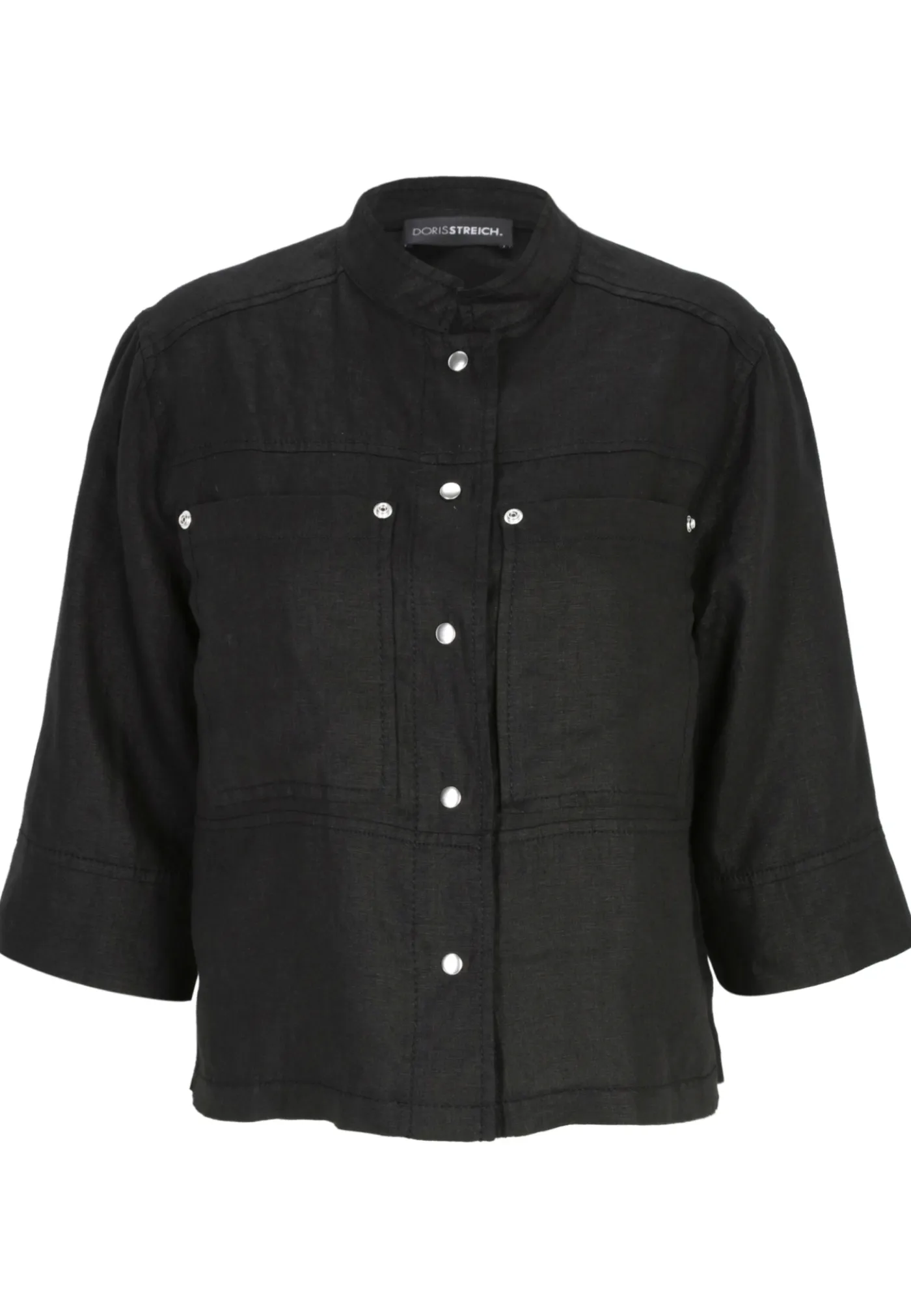 Bluse mit Stehkragen