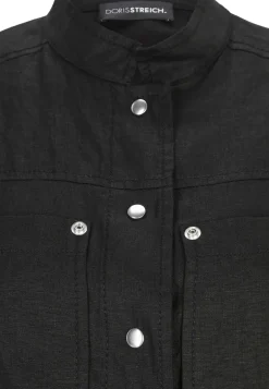 Bluse mit Stehkragen