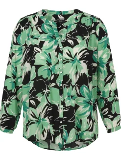 Bluse mit V-Ausschnitt