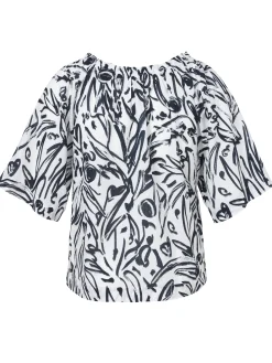 Bluse Rundhals