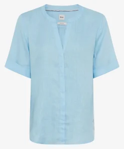 Bluse aus reinem Leinen