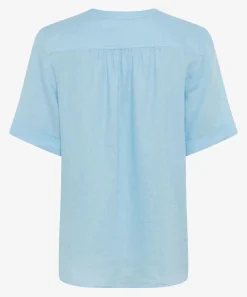 Bluse aus reinem Leinen