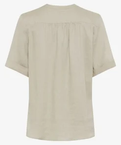 Bluse aus reinem Leinen