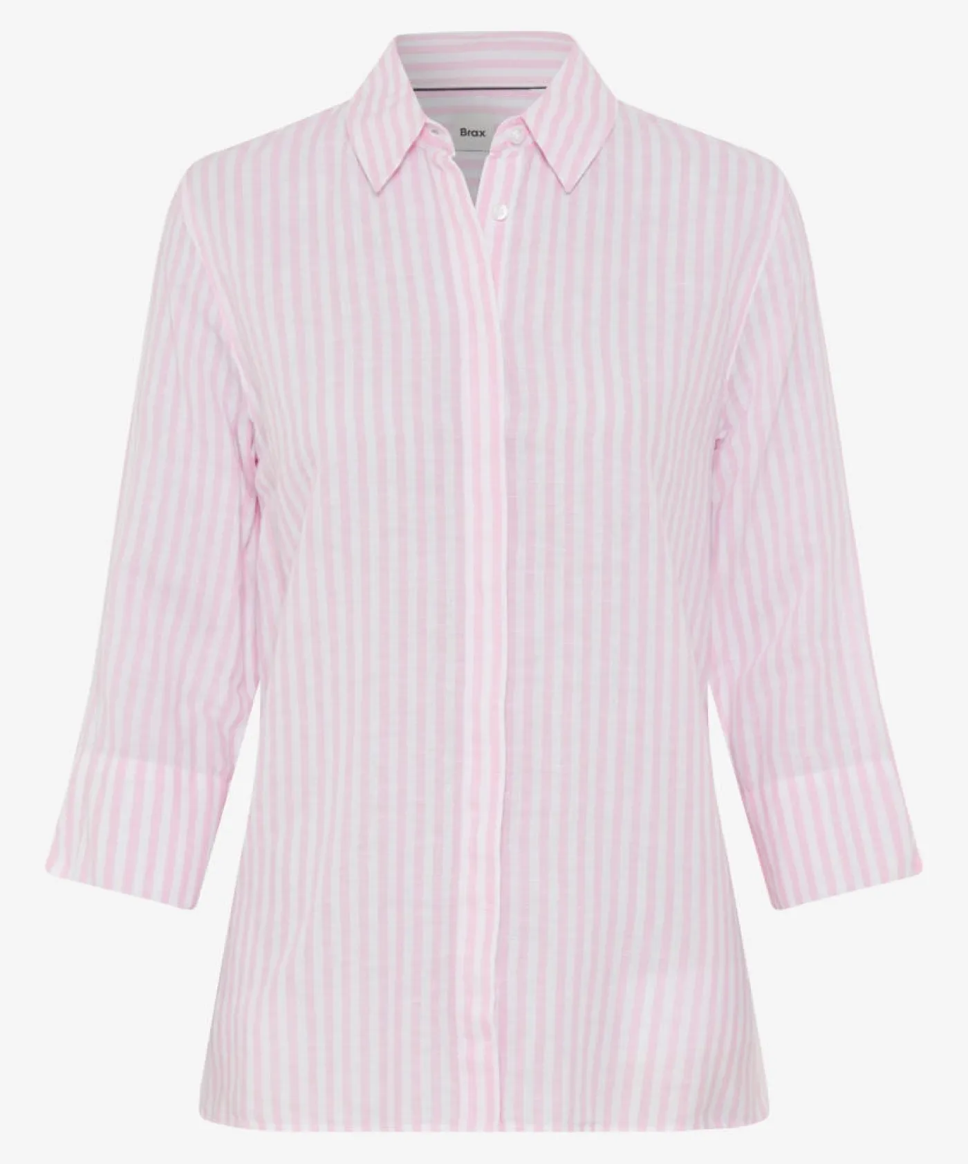 Bluse im Leinen-Baumwoll-Mix