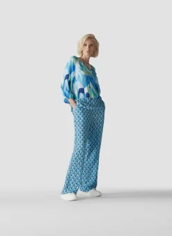 Bluse im Mustermix