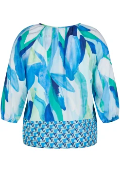 Bluse im Mustermix