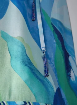 Bluse im Mustermix