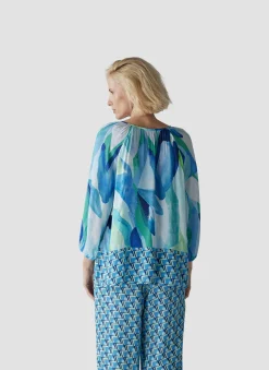 Bluse im Mustermix