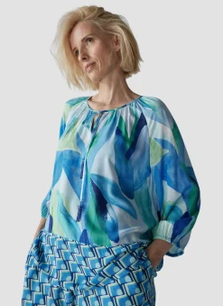Bluse im Mustermix