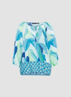 Bluse im Mustermix