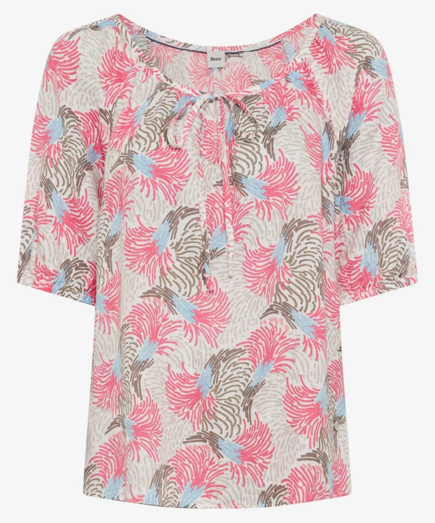 Bluse mit All Over Print