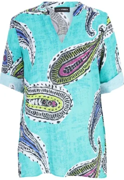 Bluse mit farbenfrohen Paisley-Print