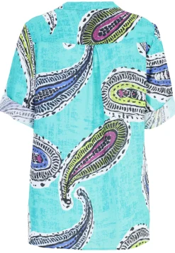 Bluse mit farbenfrohen Paisley-Print
