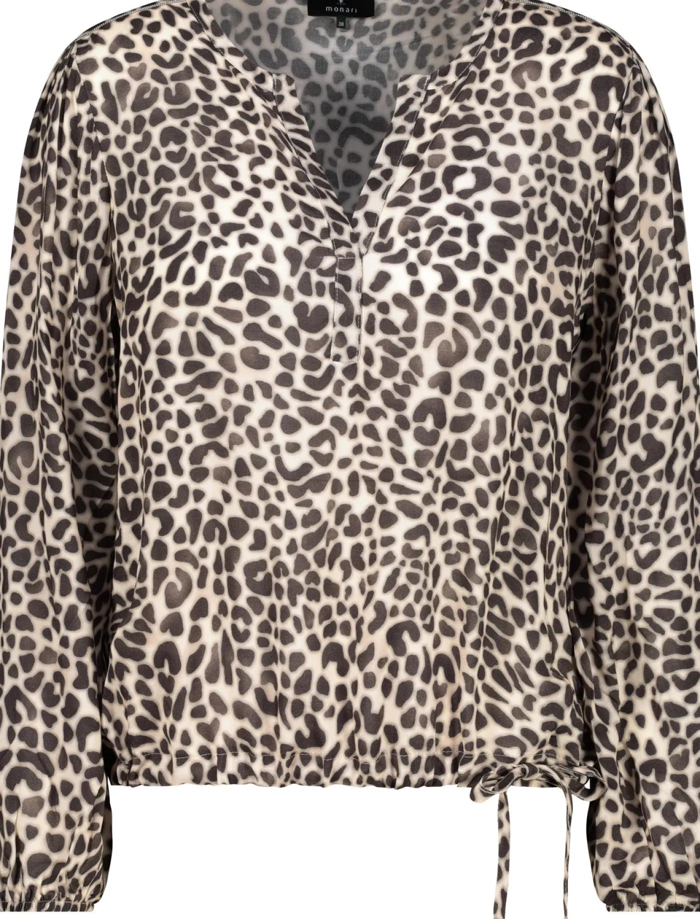 Bluse mit Leomuster