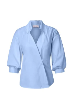 Bluse mit Puffärmeln