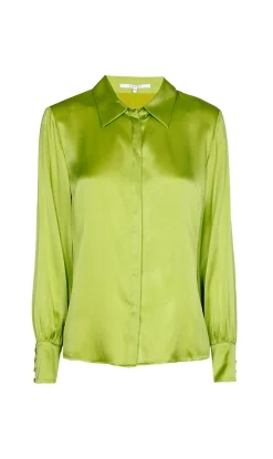 Bluse mit Seidenanteil