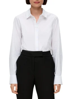 Bluse mit Ziernähten