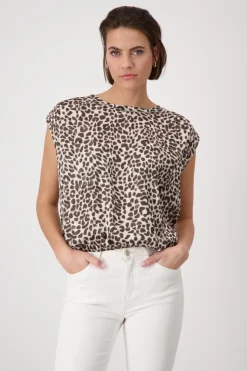 Blusenshirt mit Leomuster