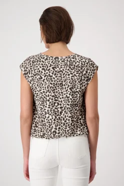 Blusenshirt mit Leomuster