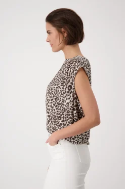 Blusenshirt mit Leomuster