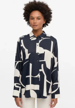 Bluse Viskose Langarm