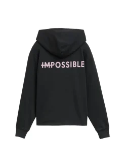Boxy Fit Hoodie Sweatshirt mit Print