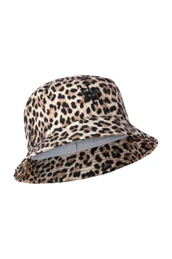 Bucket Hat mit Leo-Print