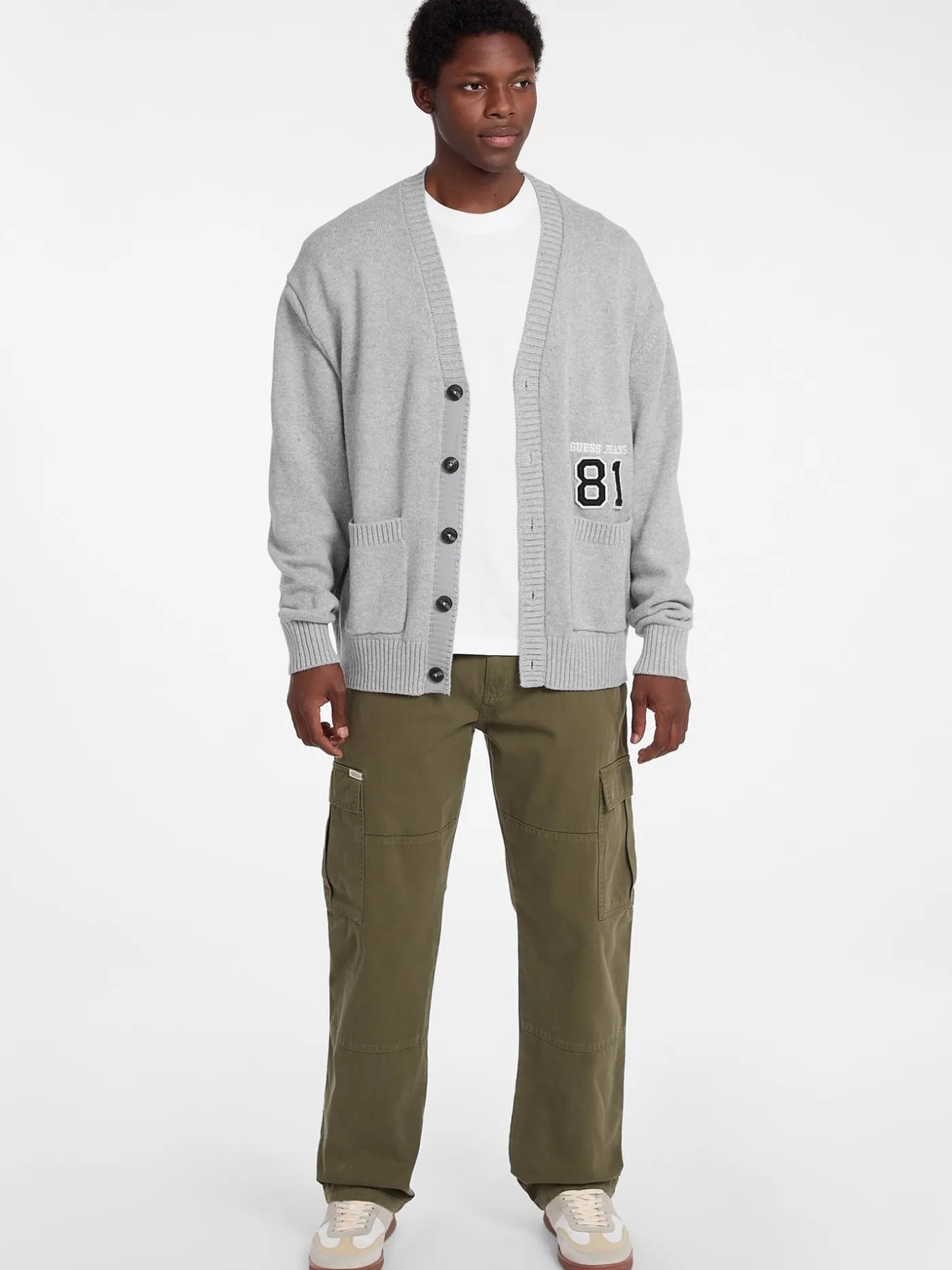 Cardigan mit Patch