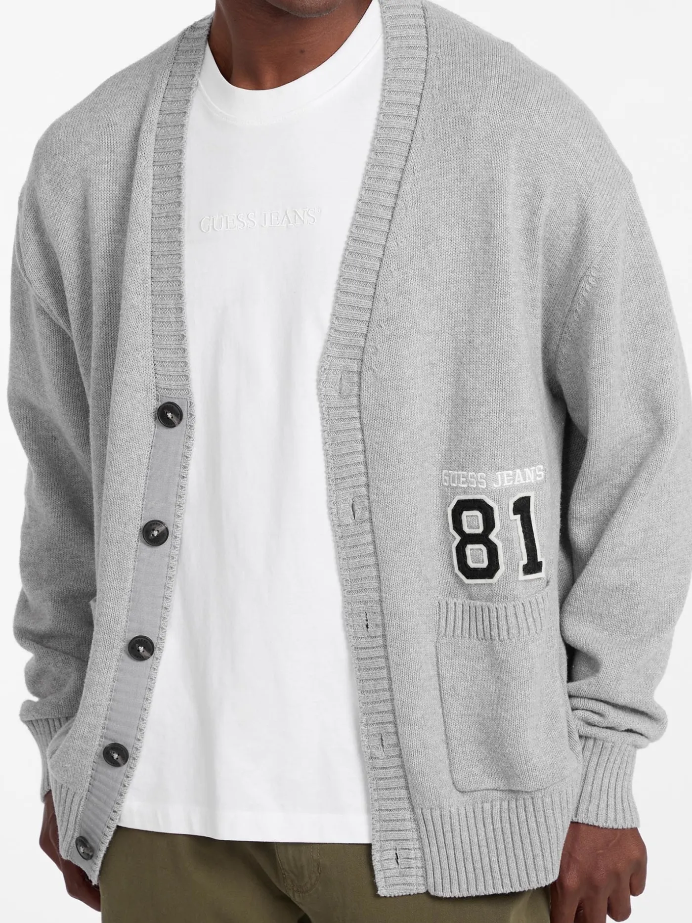 Cardigan mit Patch