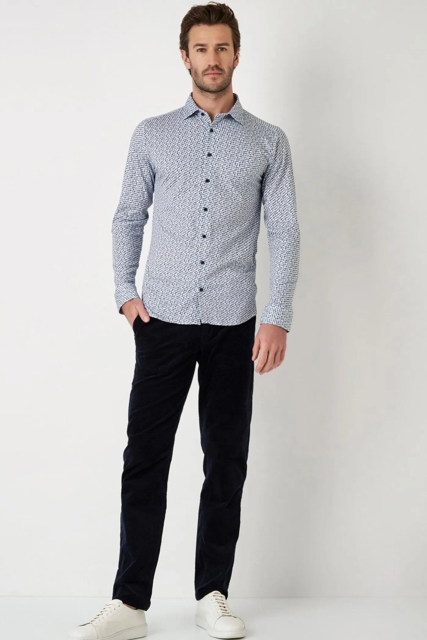 Casual Kent Jerseyhemd
