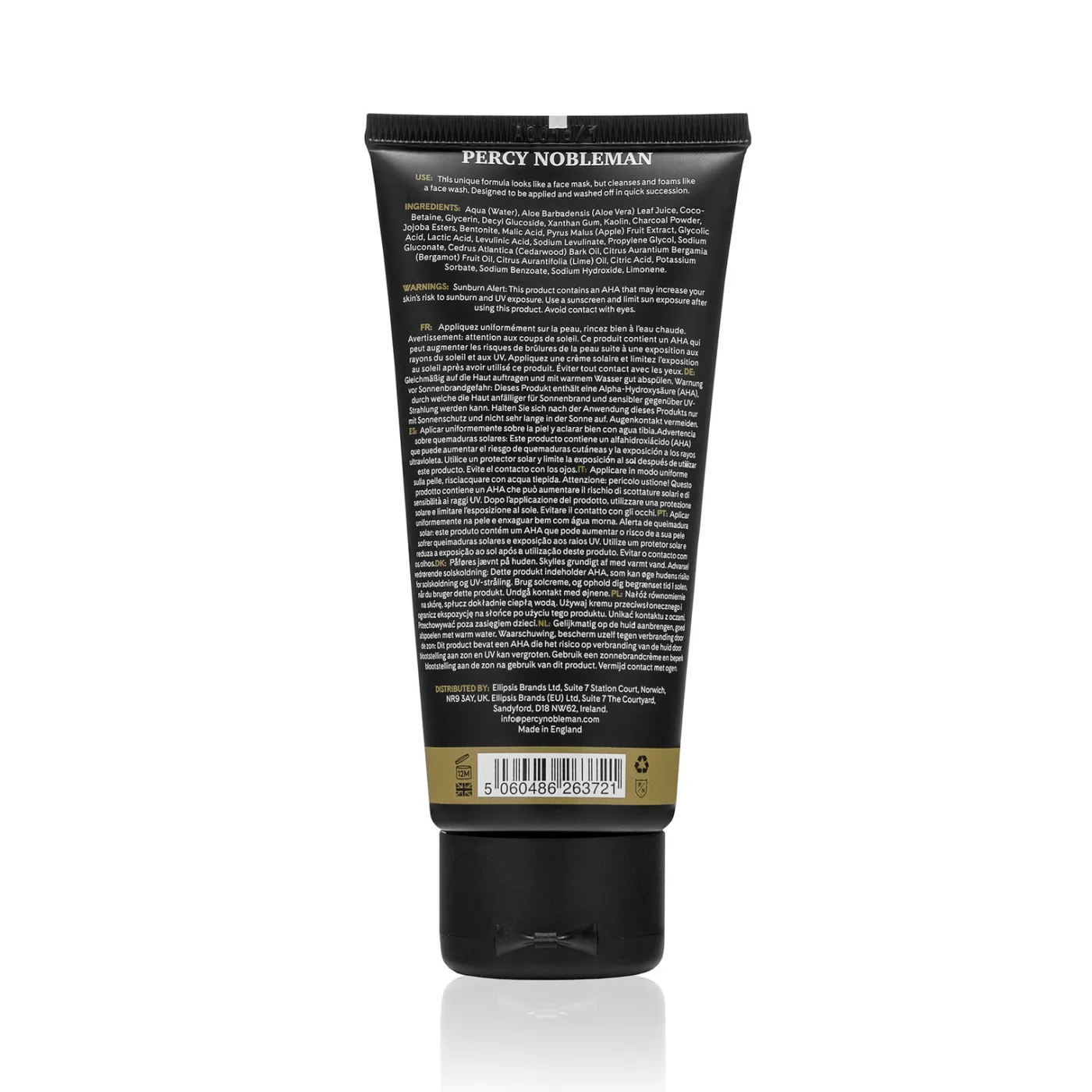 CHARCOAL SCRUB WITH NATURAL AHAS