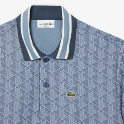 Classic Fit-Poloshirt mit Monogramm aus Jacquard