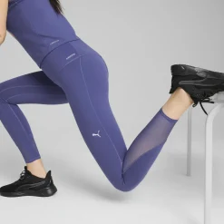 CLOUDSPUN Hochgeschnittene 7/8 Leggings aus weichem Mesh