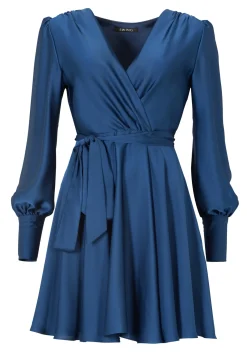 Cocktailkleid aus Satinchiffon