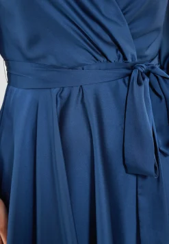 Cocktailkleid aus Satinchiffon